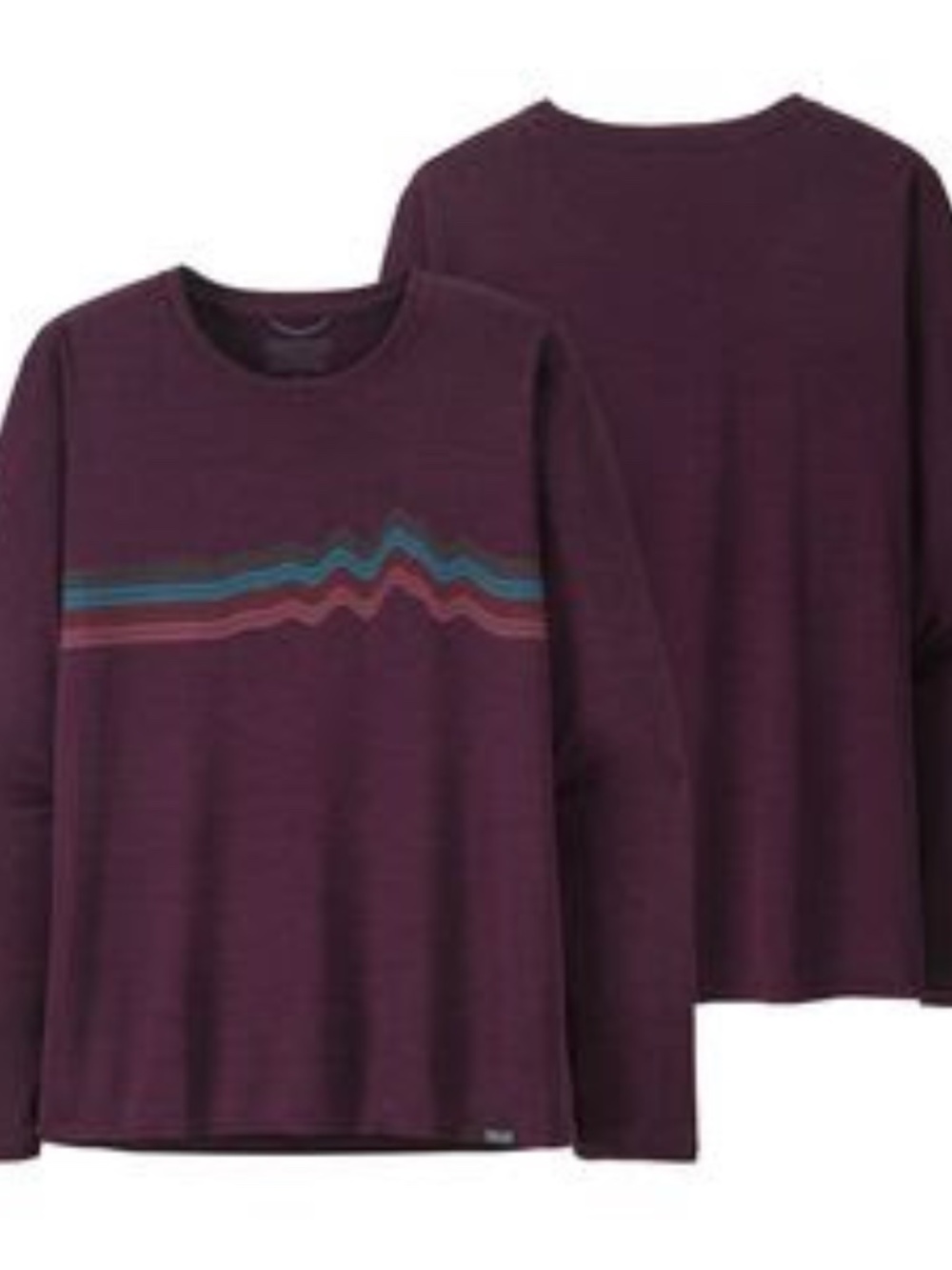 NWT Patagonia Long-Sleeved Capilene Cool Daily Graphic Shirt Women's Sz M